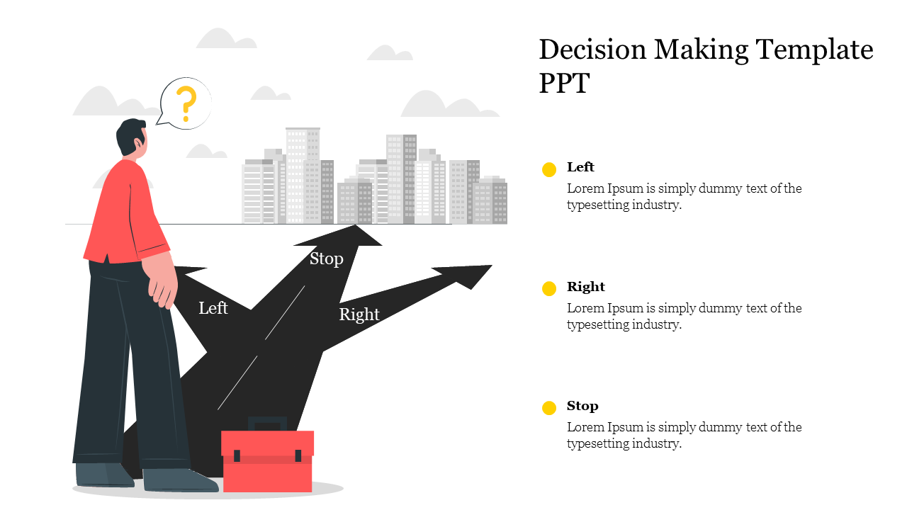 Decision Making Template PPT